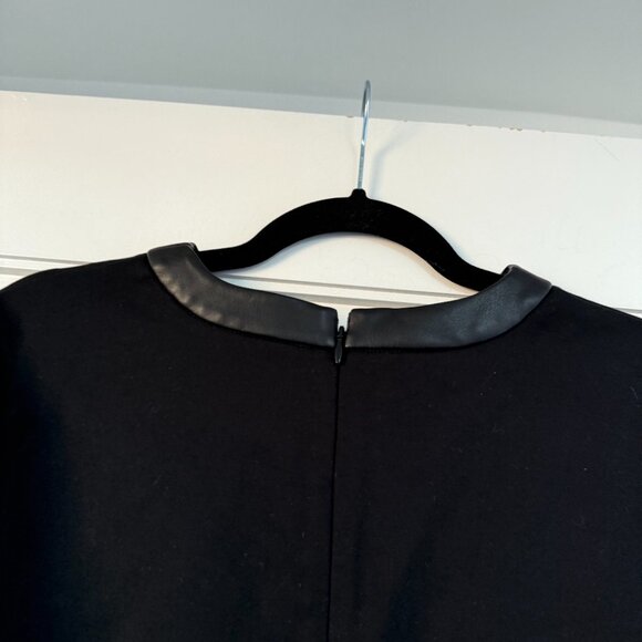 NWT Staud Dolce Mini Dress Black Jersey Bodycon Long Sleeve Waist Cut-out Medium - Picture 10 of 10